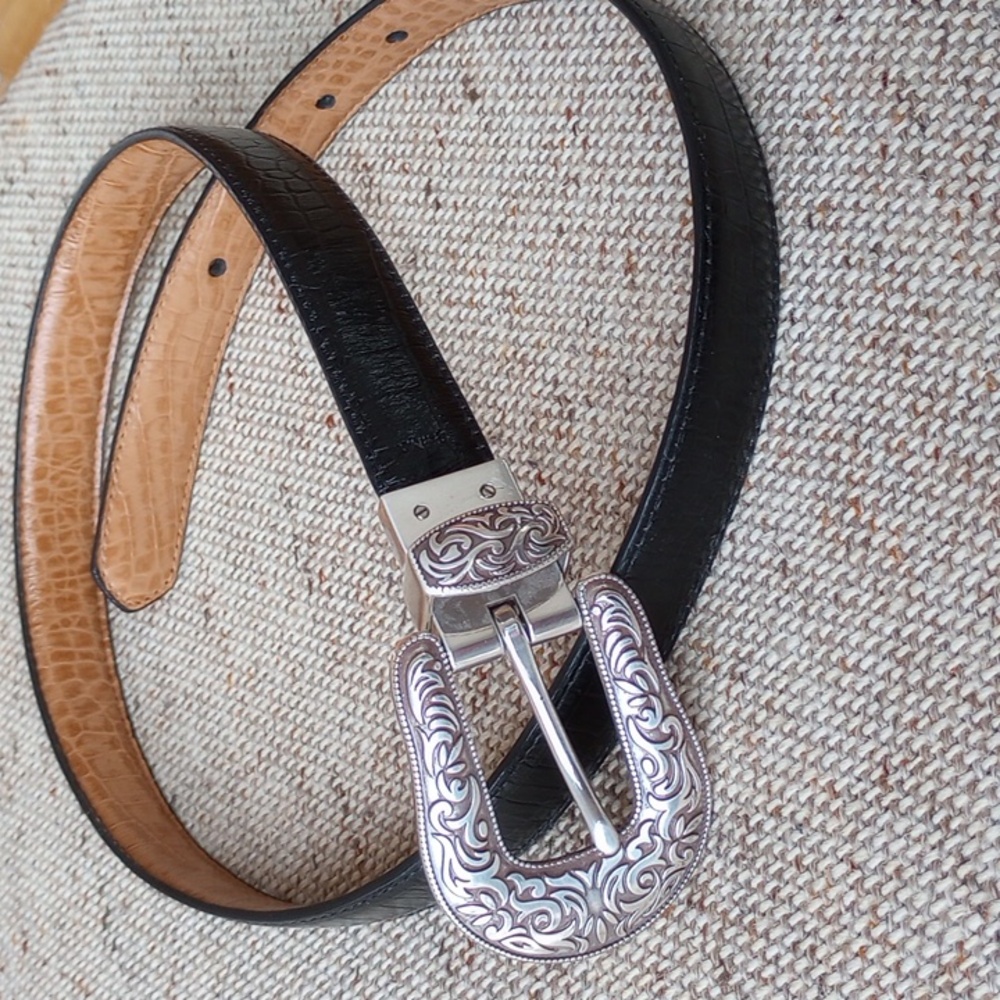 Coldwater Creek Reversible Leather Belt